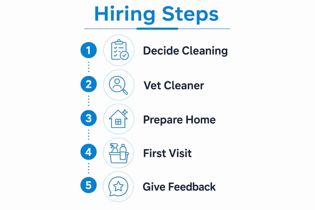 Cleaners arriving in time for you in Wokingham